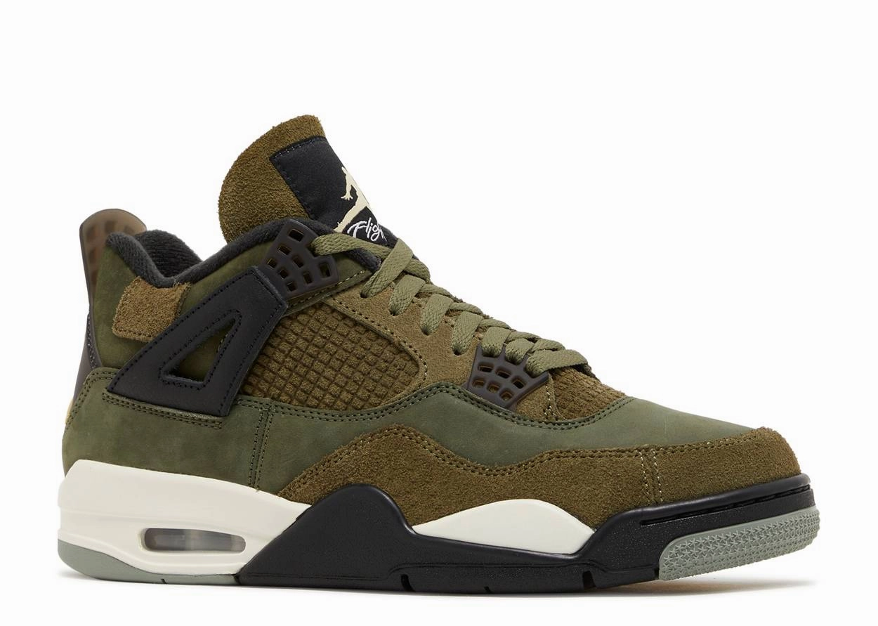 Slip   On Air Jordan 4 Retro SE "Craft Olive" (2024)