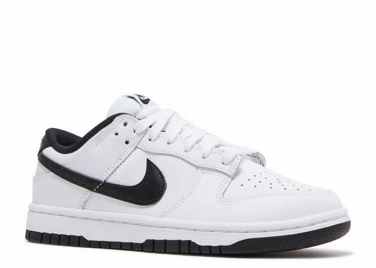 hill running heel cup Nike Dunk Low White Black (2022) (W)