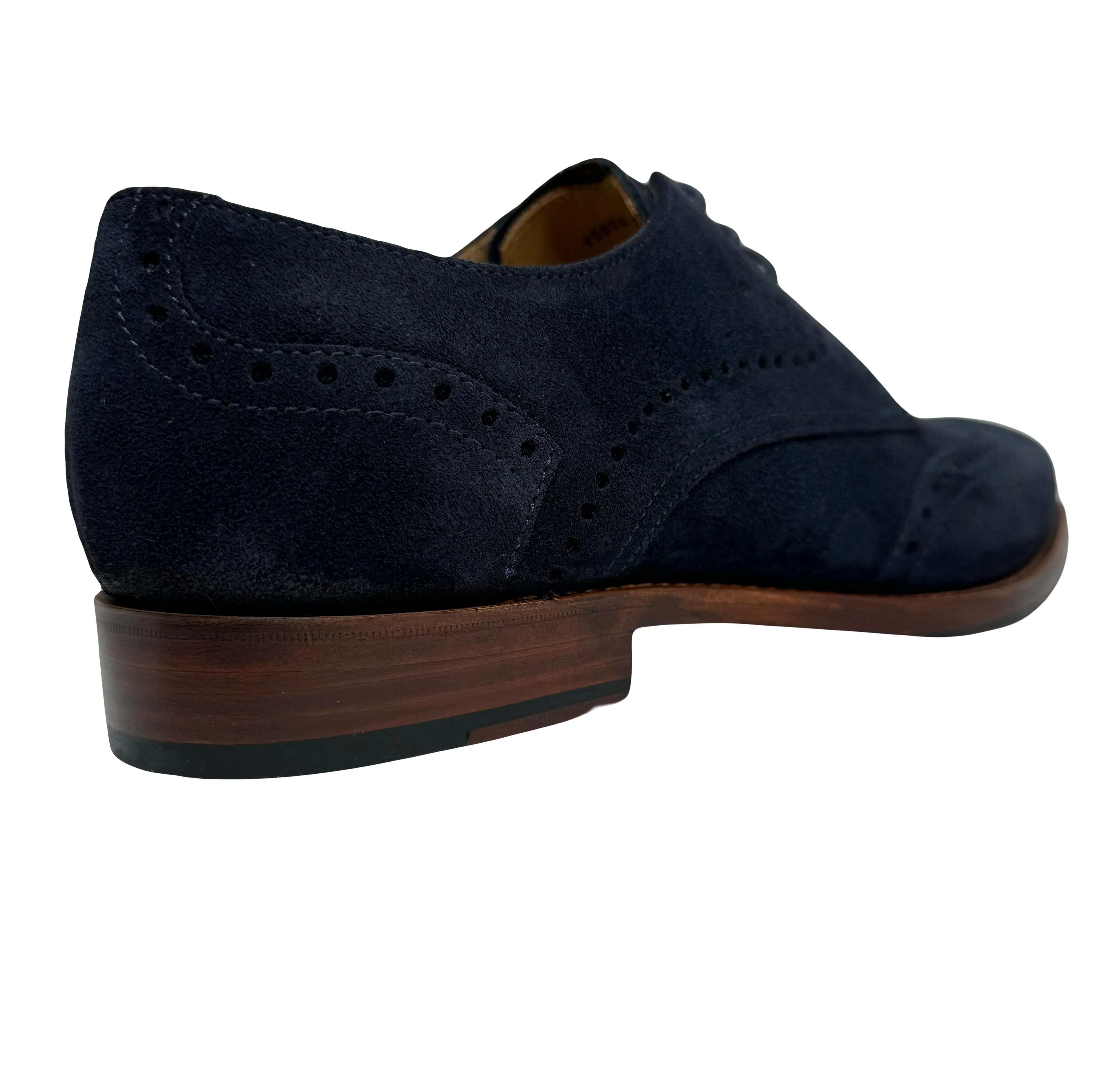 Barker George Men's Suede Lace Up Brogue