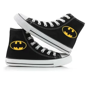 Batman High Top Canvas Shoes Sneaker Kid Shoes Unisex Shoes Gifts