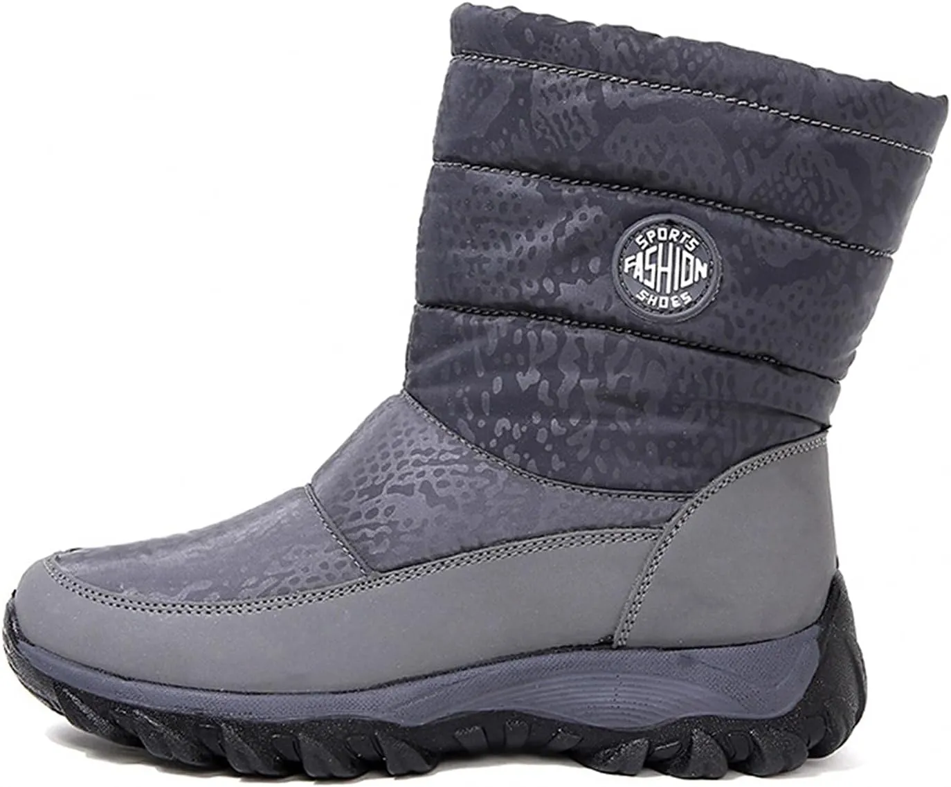 Bcshiye Women's Winter Snow Boots Fashion Outdoor Mid Calf Boot Waterproof Lightweight Warm Anti Slip Ankle Booties