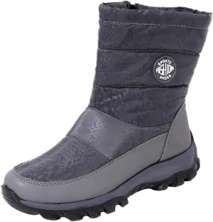 Bcshiye Women's Winter Snow Boots Fashion Outdoor Mid Calf Boot Waterproof Lightweight Warm Anti Slip Ankle Booties