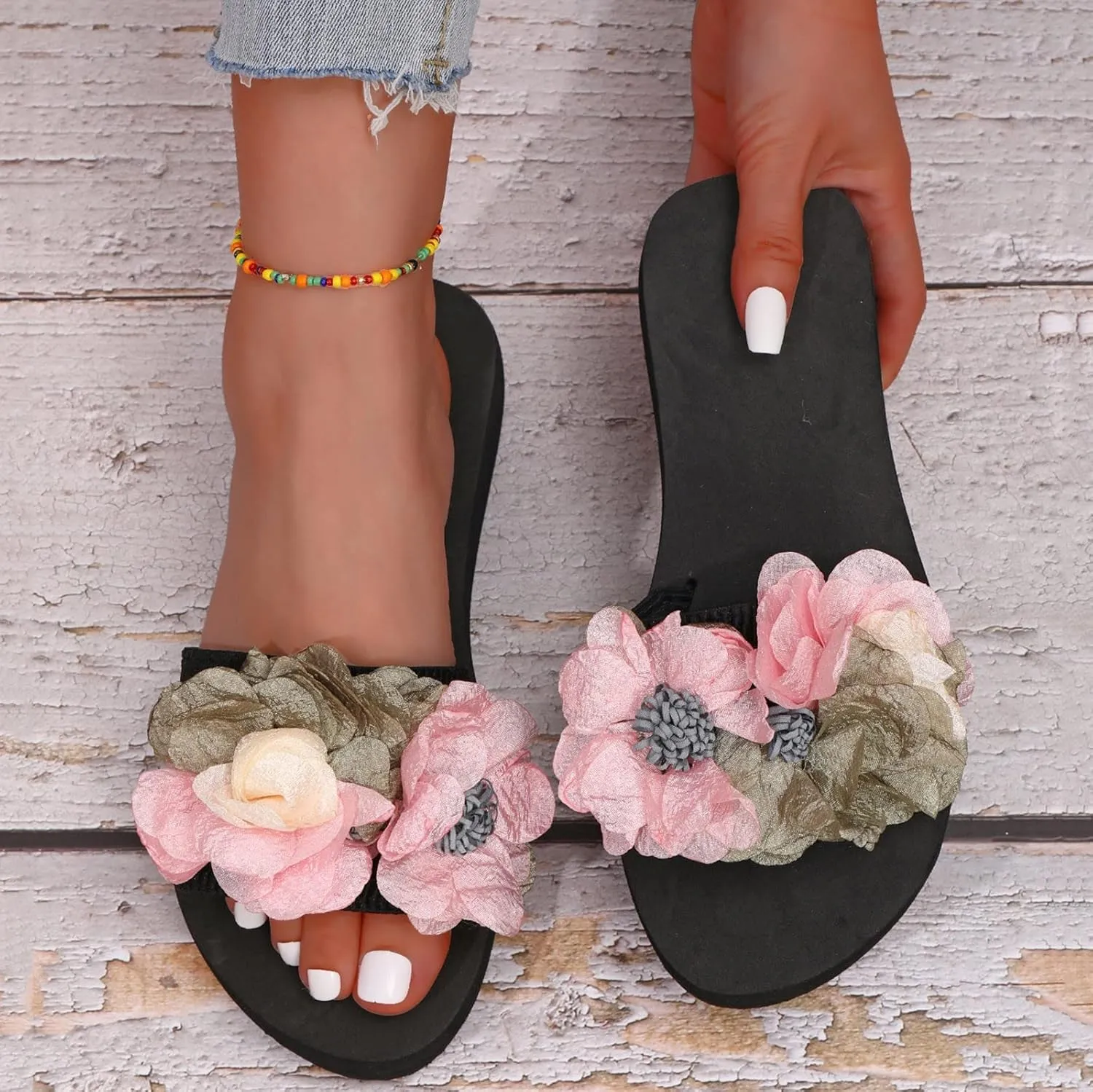 Beach Flip Flops Women Comfortable Summer Beach Thong Sandals Sandals for Women Women Indoor and Outdoor Flip Flop