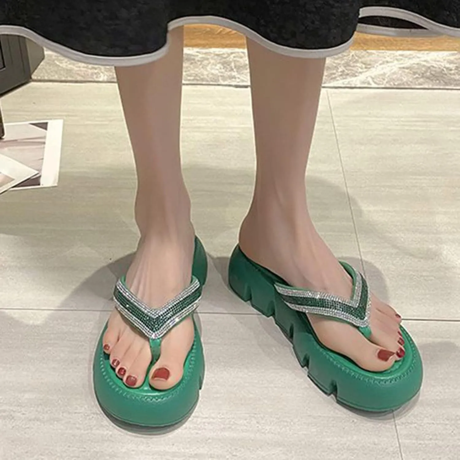 Beach Sandals for Womans Women Women Flip Flops Womens Wide Width Footwear Slippers Arch Support Beach Shoes