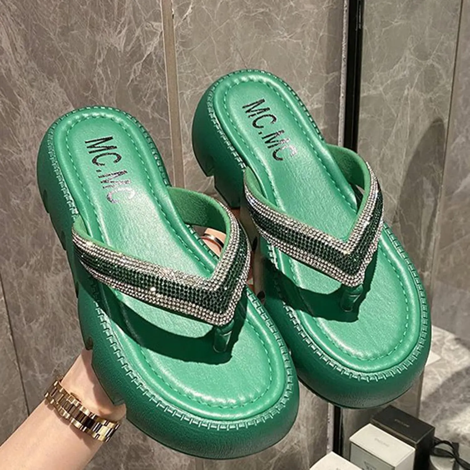 Beach Sandals for Womans Women Women Flip Flops Womens Wide Width Footwear Slippers Arch Support Beach Shoes