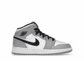 Jordan 1 Mid Light Smoke Grey (GS) (Tried On) high - arch support reduced fatigue