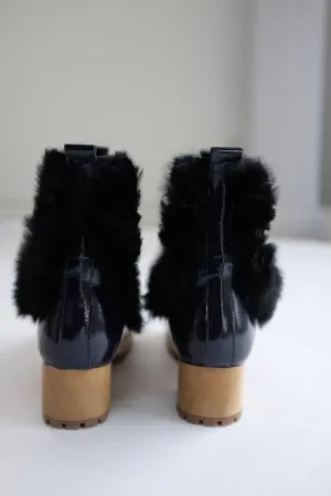 Beklina Low Clog Boot Navy/Black