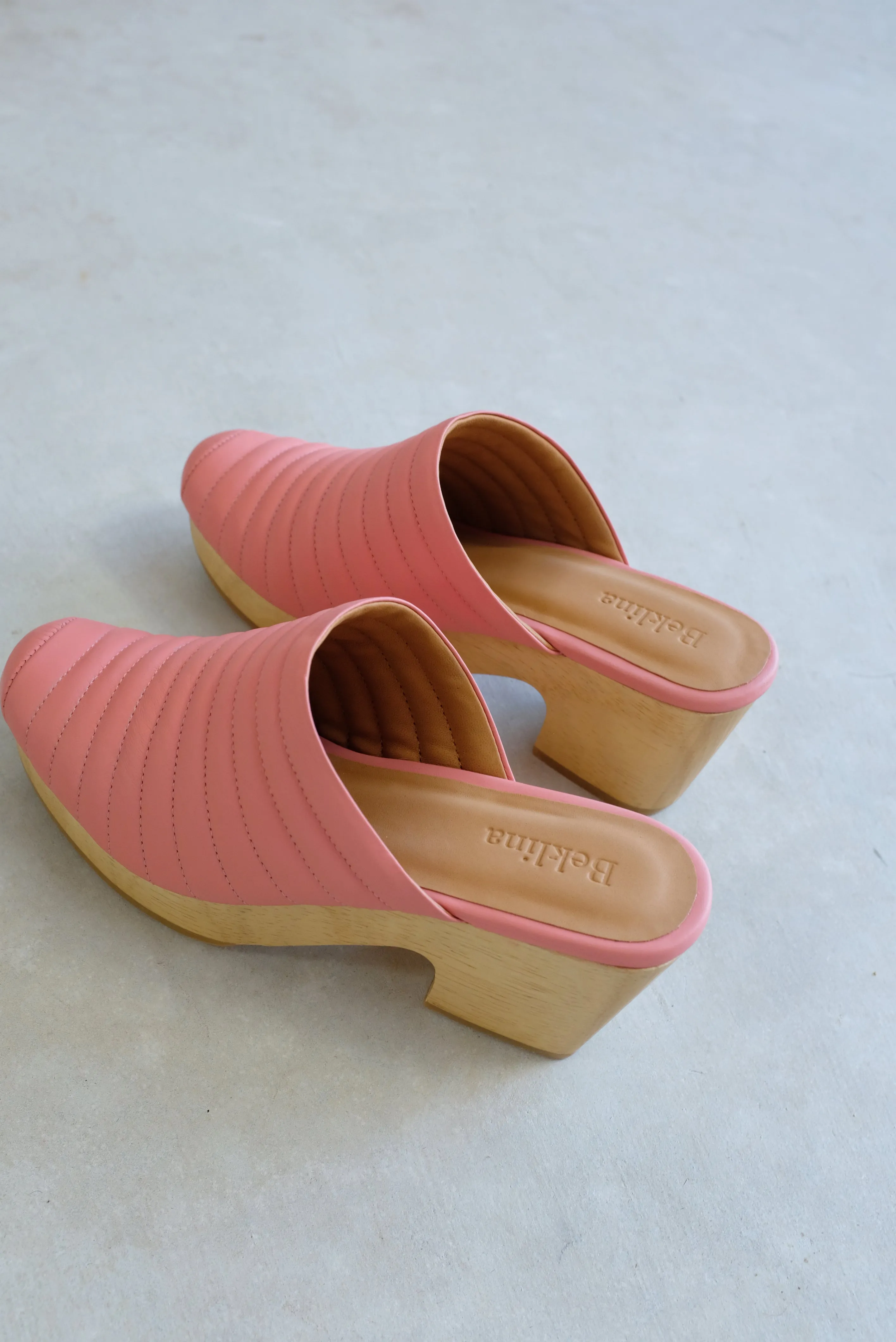 Beklina Ribbed Clog 80's Blush