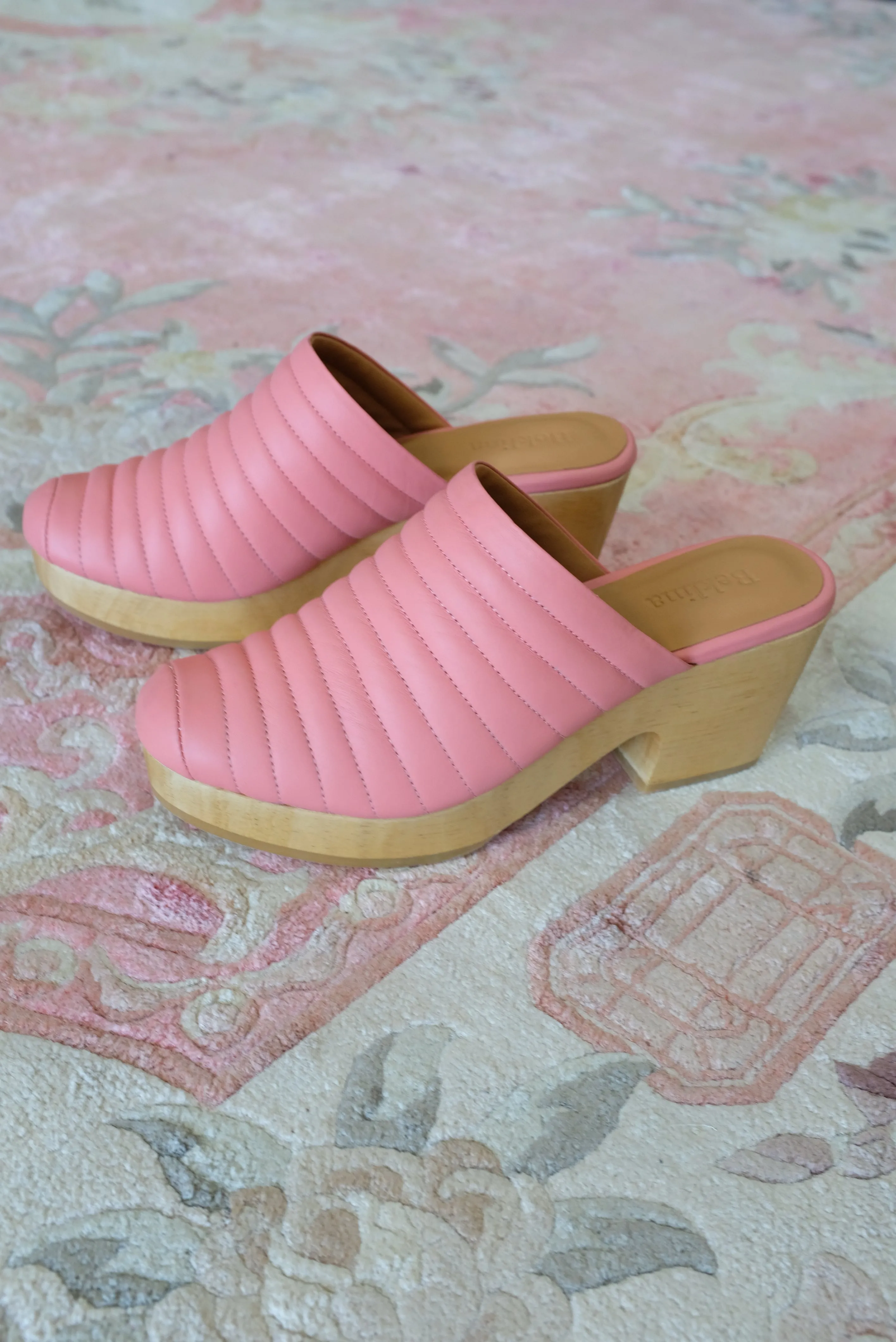 Beklina Ribbed Clog 80's Blush