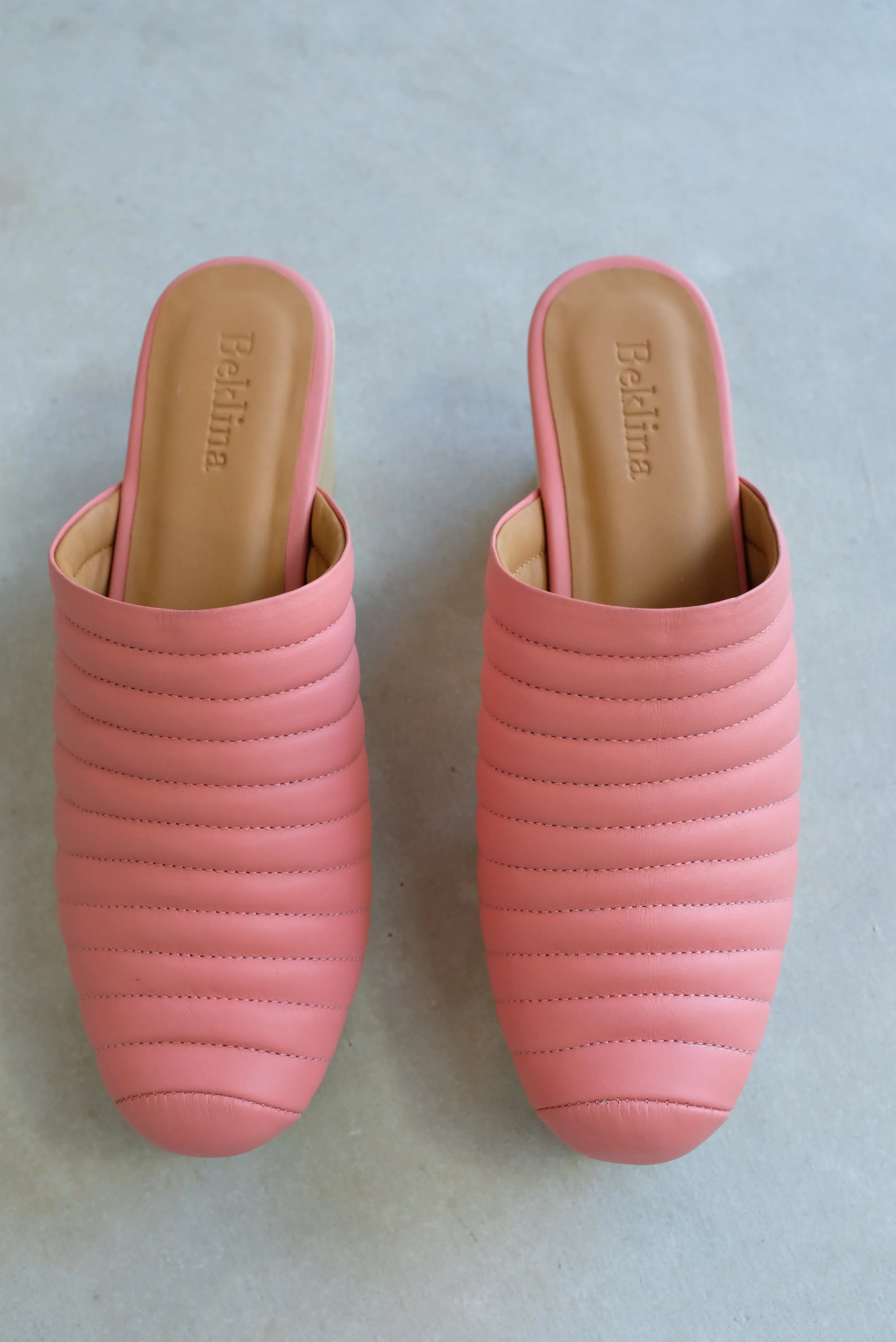 Beklina Ribbed Clog 80's Blush