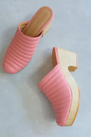 Beklina Ribbed Clog 80's Blush