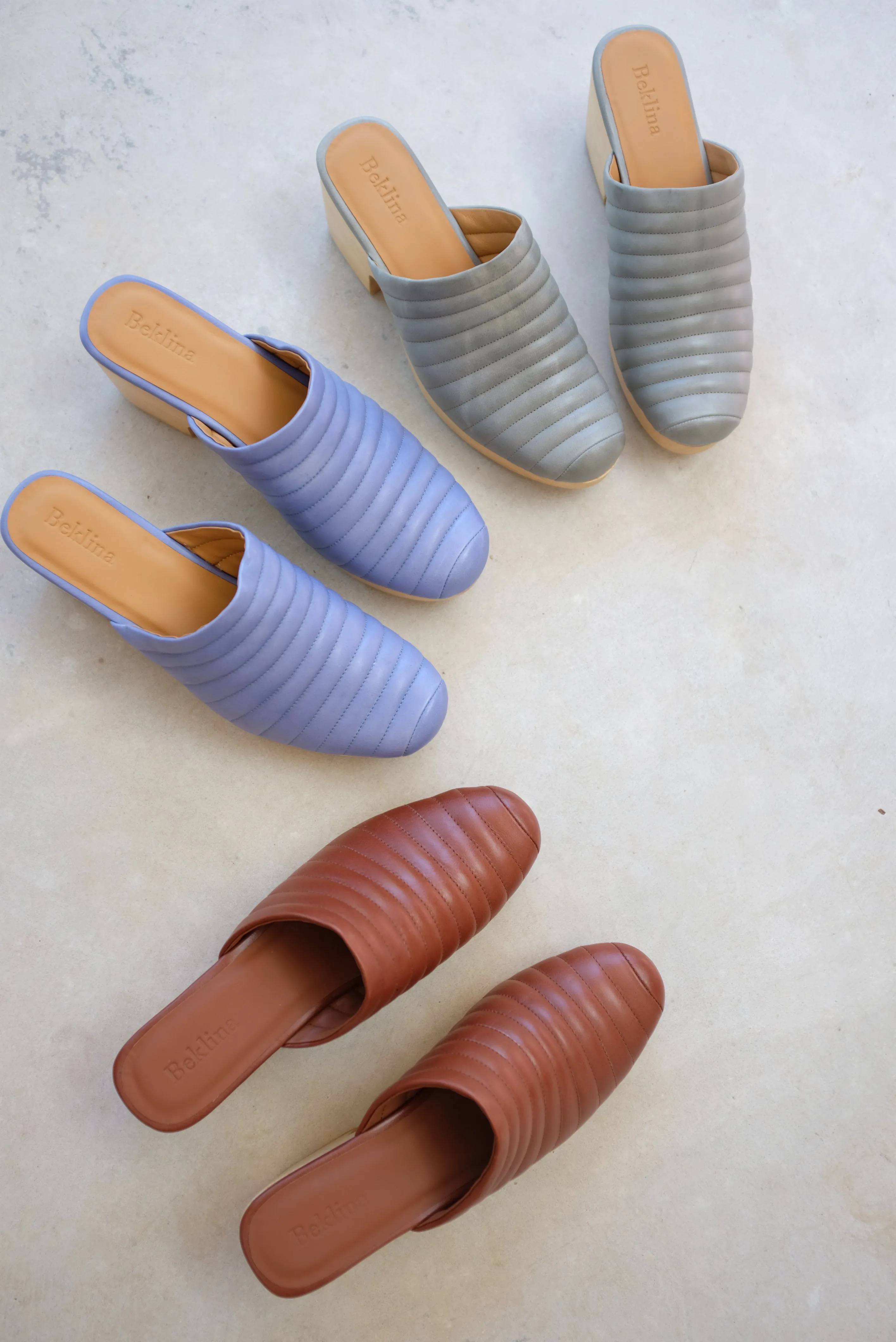 Beklina Ribbed Clog Wet Clay