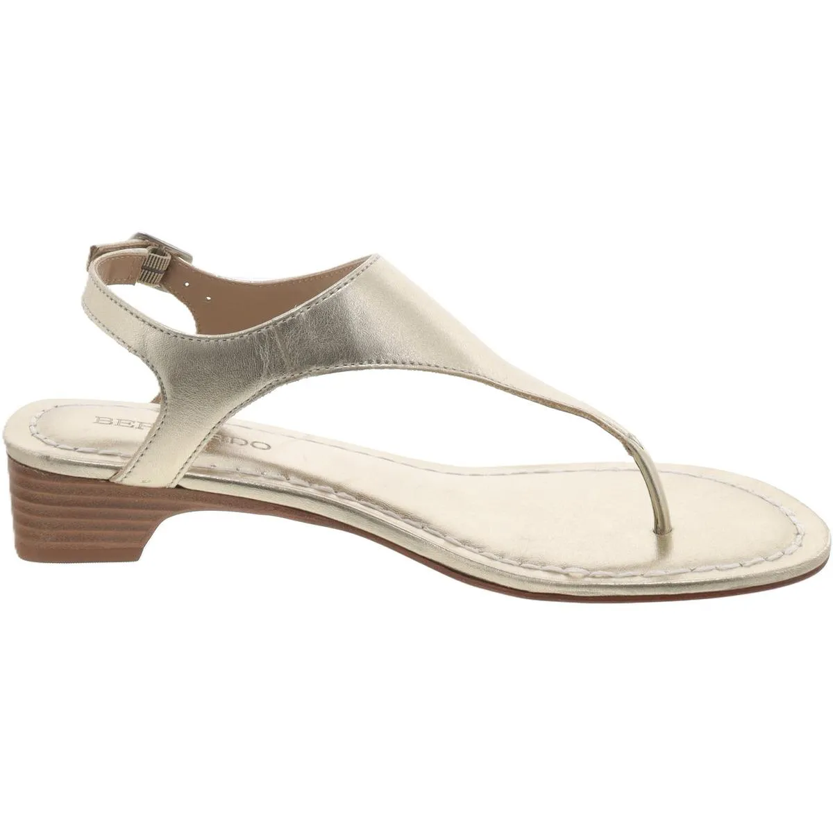 Bernardo Womens Leather et Thong Sandals