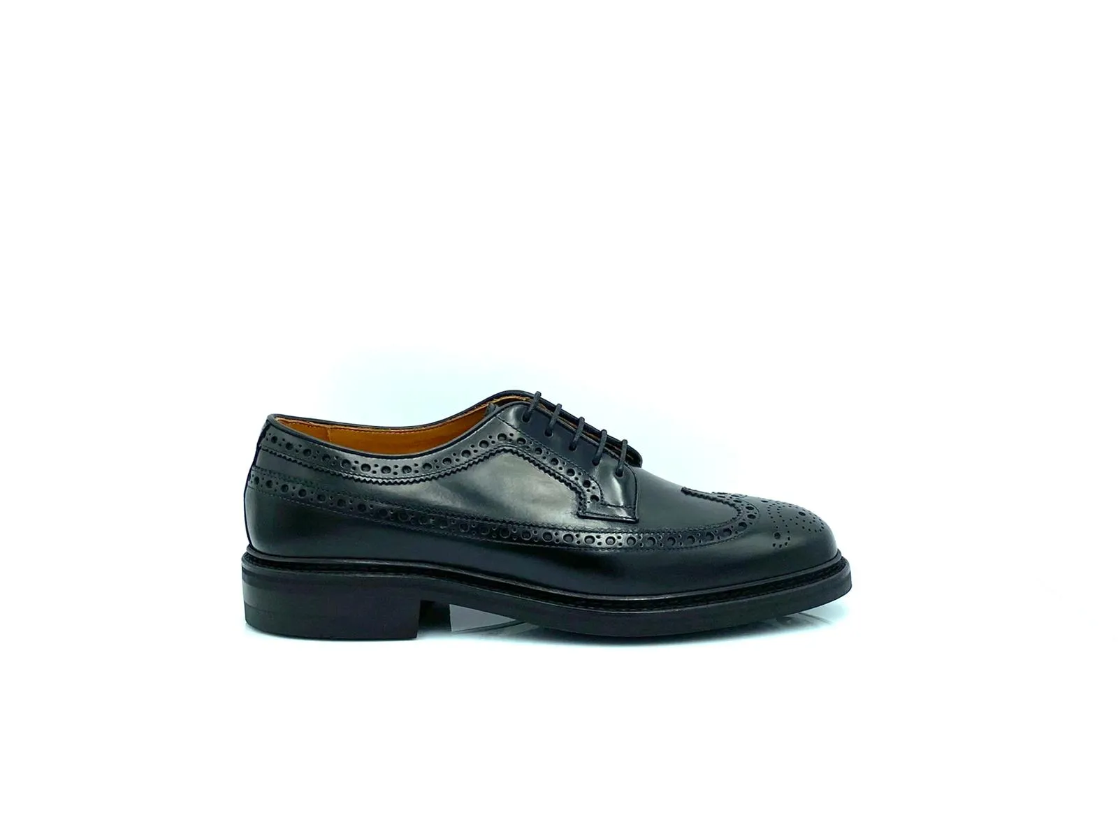 Berwick 1707 Derby brogue nero