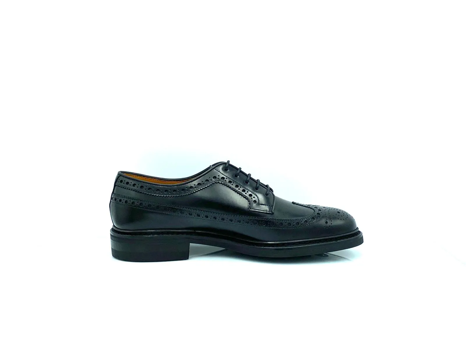 Berwick 1707 Derby brogue nero