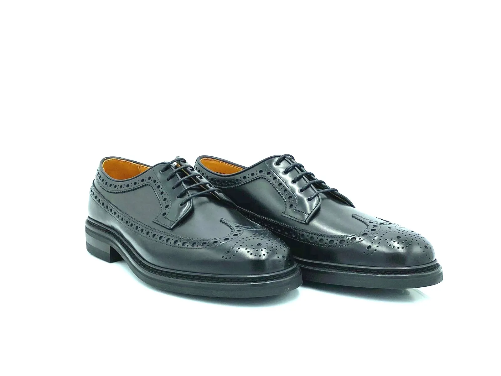Berwick 1707 Derby brogue nero