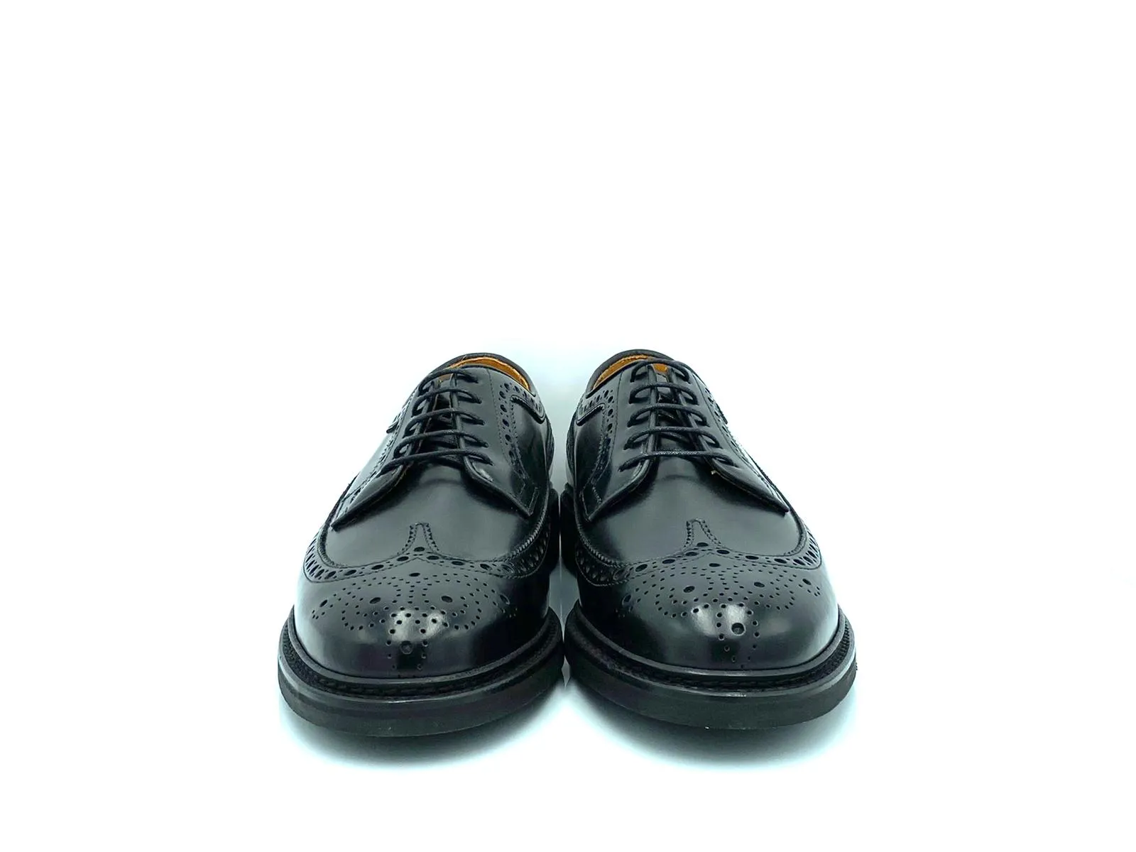 Berwick 1707 Derby brogue nero