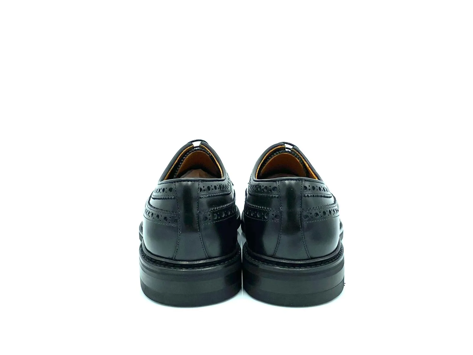 Berwick 1707 Derby brogue nero
