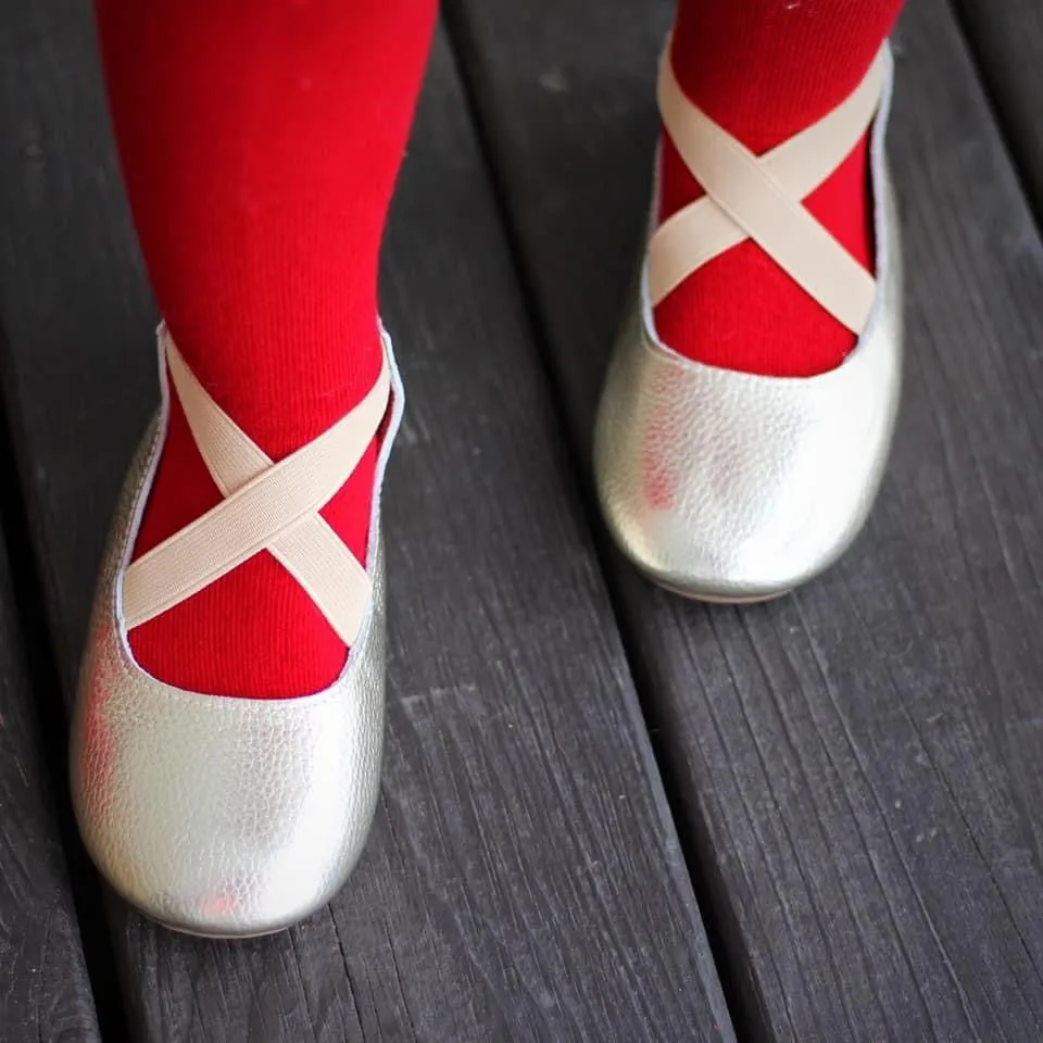 Better Than Gold Ballet Flats
