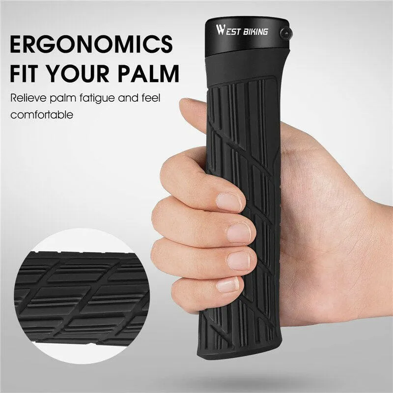 Bicycle Handlebar Cover Soft Rubber MTB Road Bike Grips Shockproof Anti-Slip Colorful Grips Cycling Handlebar Grips