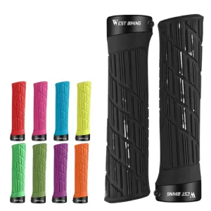 Bicycle Handlebar Cover Soft Rubber MTB Road Bike Grips Shockproof Anti-Slip Colorful Grips Cycling Handlebar Grips
