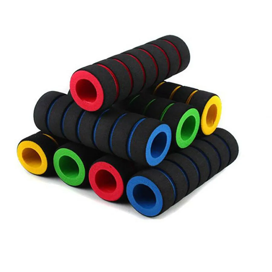 Bicycle Handlebar Grips Soft Anti-slip Bike Bar Grips Comfortable Sponge Handlebar Protective Cover Bike Bicycle Accessories