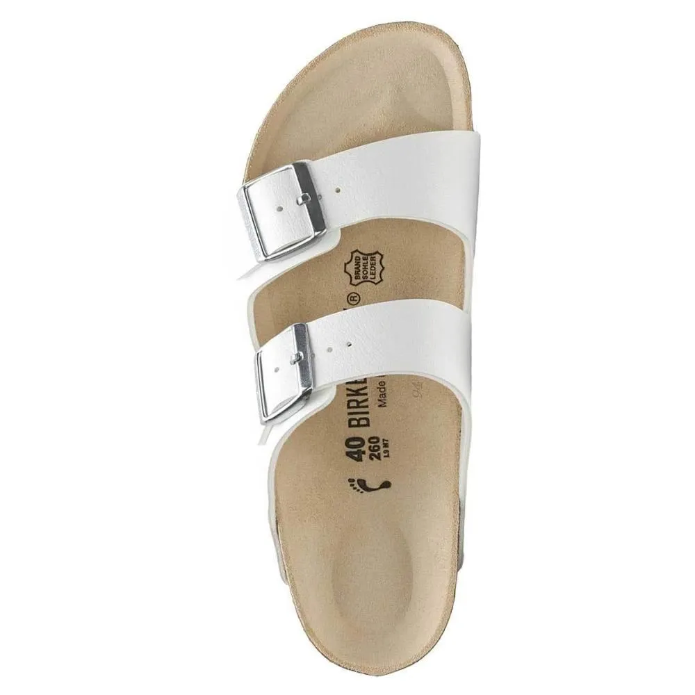 Birkenstock Arizona Birko-Flor Sandals - Regular - White