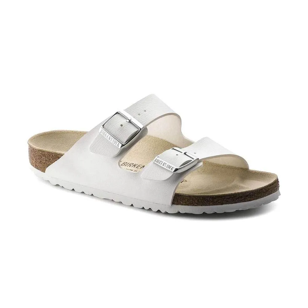 Birkenstock Arizona Birko-Flor Sandals - Regular - White