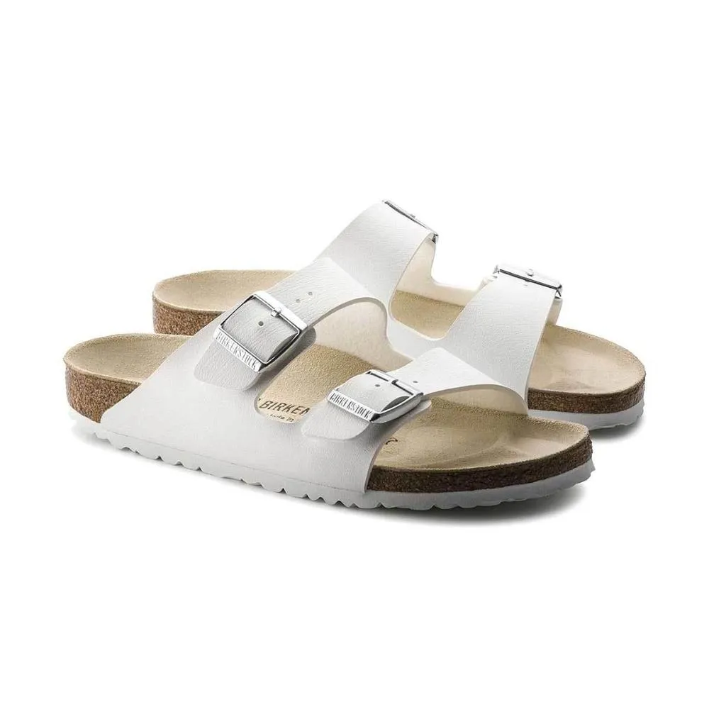 Birkenstock Arizona Birko-Flor Sandals - Regular - White