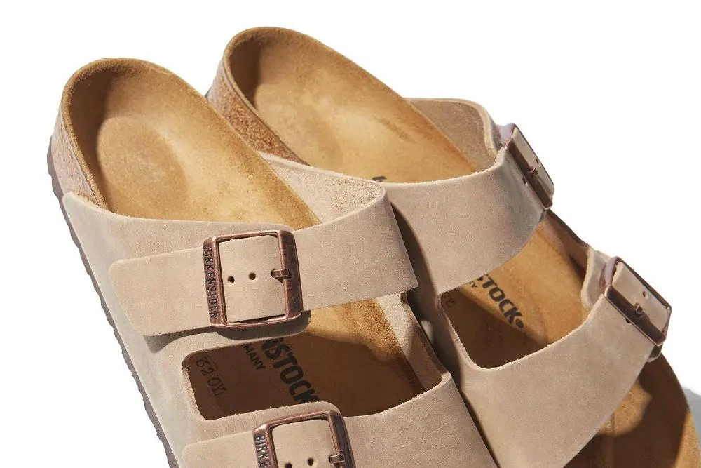 Birkenstock Arizona Oiled Leather Sandals - Regular - Tobacco Brown