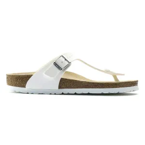 Birkenstock Gizeh Birko-Flor Sandals - Narrow - White
