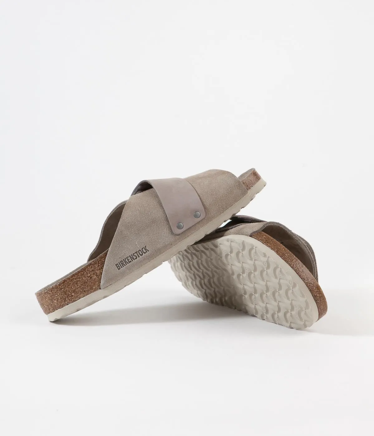 Birkenstock Kyoto Sandals - Grey Taupe