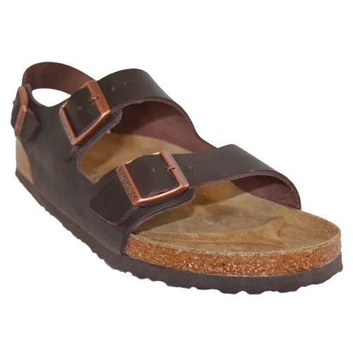 Birkenstock Men's Backstrap Sandals - Milano - Habana Brown