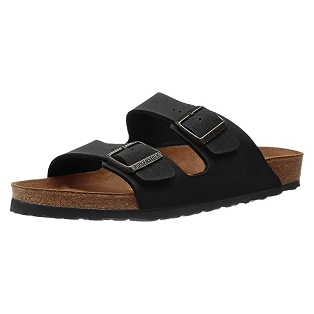 Birkenstock Unisex Black Oiled Leather EU 44 11-11.5 Narrow Women/9-9.5 Narrow Men Arizona Sandals - 552113-44
