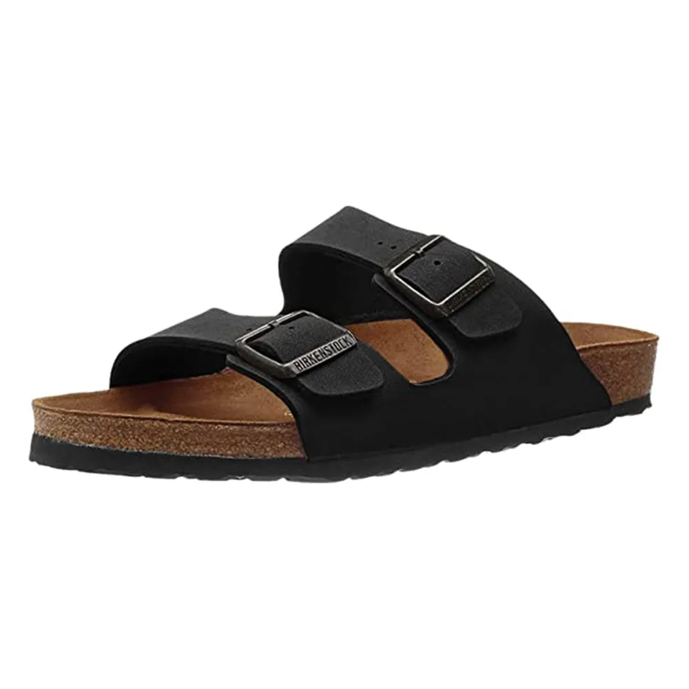 Birkenstock Unisex Black Oiled Leather EU 44 11-11.5 Narrow Women/9-9.5 Narrow Men Arizona Sandals - 552113-44