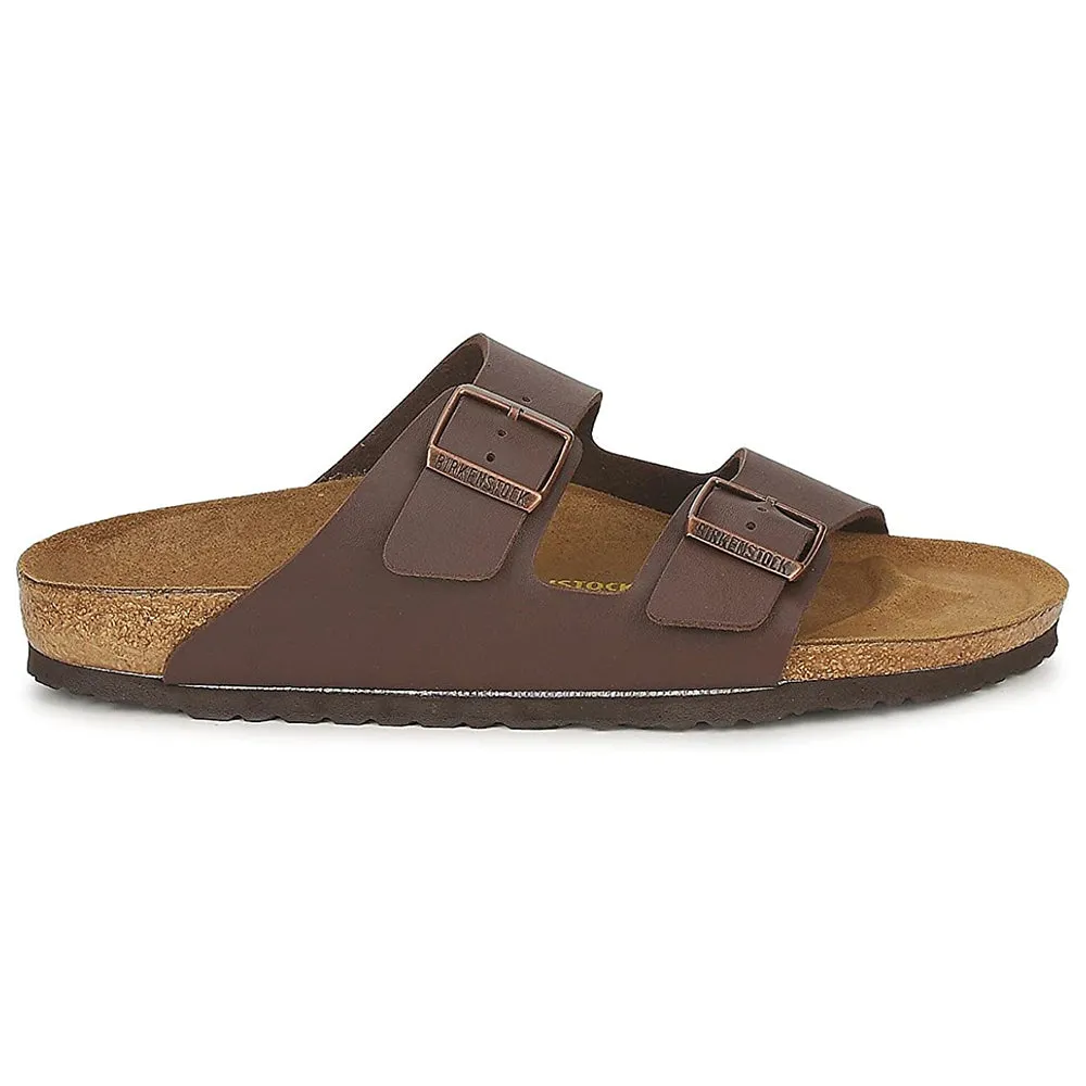 Birkenstock Unisex Brown Birko Flor 41 N Leather Arizona Sandal - 51703-41(2)