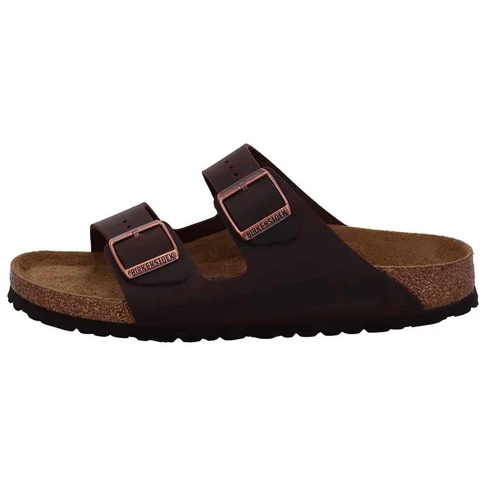Birkenstock Unisex Habana Oiled Leather 39 M EU/8-8.5 B(M) US Women Arizona Soft Footbed Sandals - 452761-39