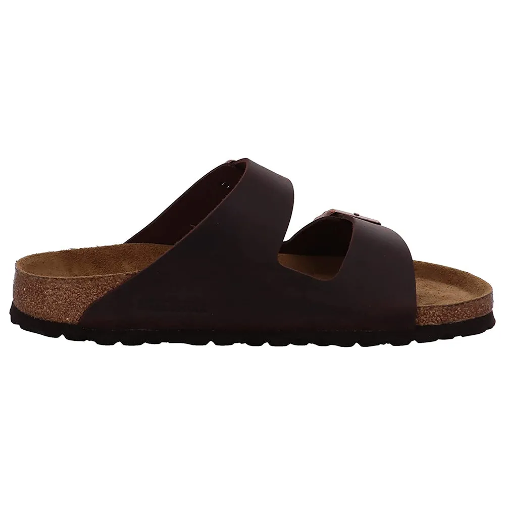 Birkenstock Unisex Habana Oiled Leather 39 M EU/8-8.5 B(M) US Women Arizona Soft Footbed Sandals - 452761-39