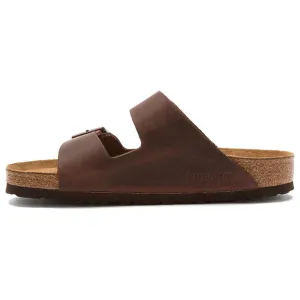 Birkenstock Unisex Habana Oiled Leather 41 M EU/10-10.5 B(M) US Women/8-8.5 B(M) US Men Soft Footbed Arizona Nubuck Sandals - 452761-41