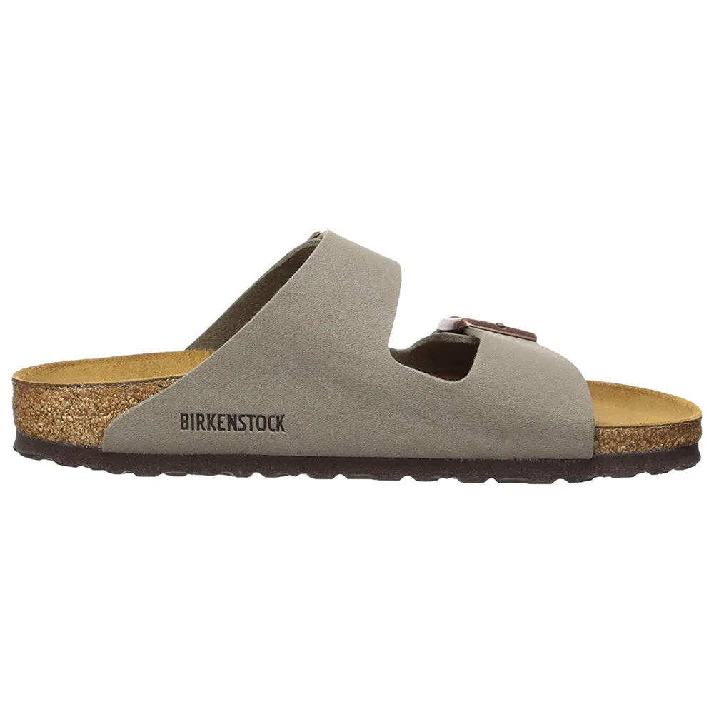 Birkenstock Unisex Stone Birkibuc 40 N EU Soft Footbed Narrow Width Arizona Sandals - 151213-40