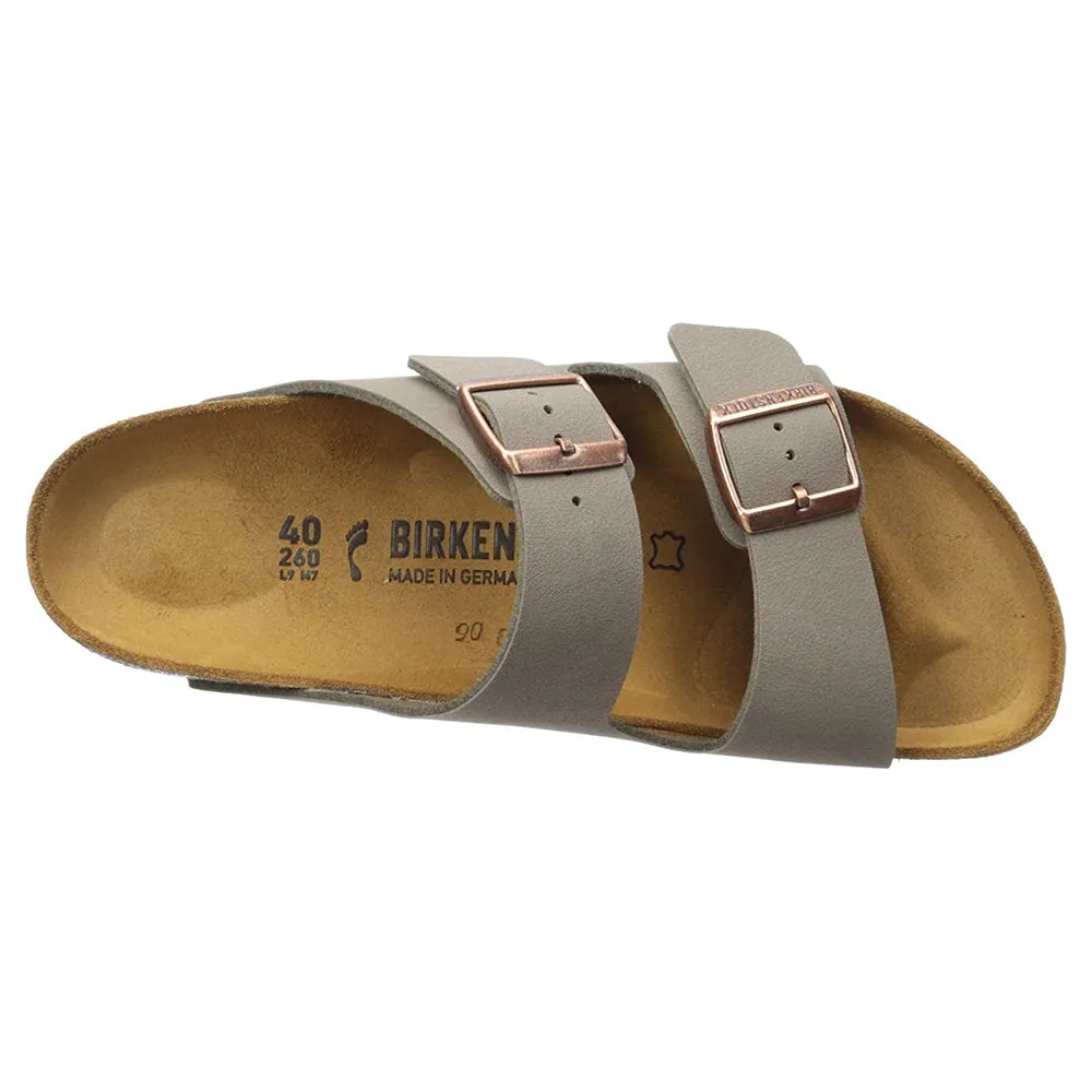 Birkenstock Unisex Stone Birkibuc 40 N EU Soft Footbed Narrow Width Arizona Sandals - 151213-40