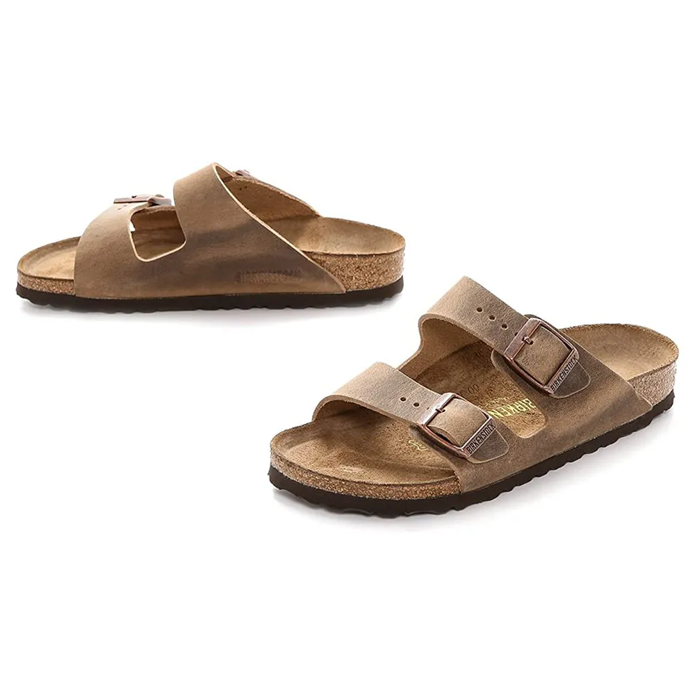 Birkenstock Unisex Tobacco Oiled Leather 11-11.5 Women/9-9.5 Men Arizona Sandal - 352201-42