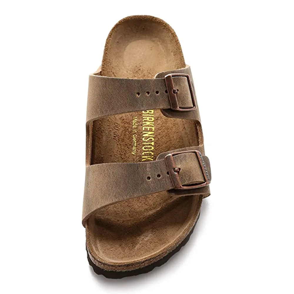 Birkenstock Unisex Tobacco Oiled Leather 11-11.5 Women/9-9.5 Men Arizona Sandal - 352201-42