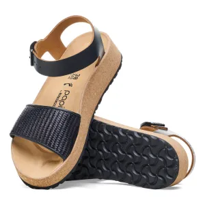 Birkenstock Women's Papillio Glenda French Piping Sandal Black