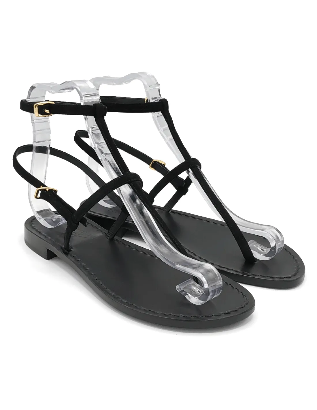 BLACK SN SLAVE SANDALS (ART. DS2403BSN)