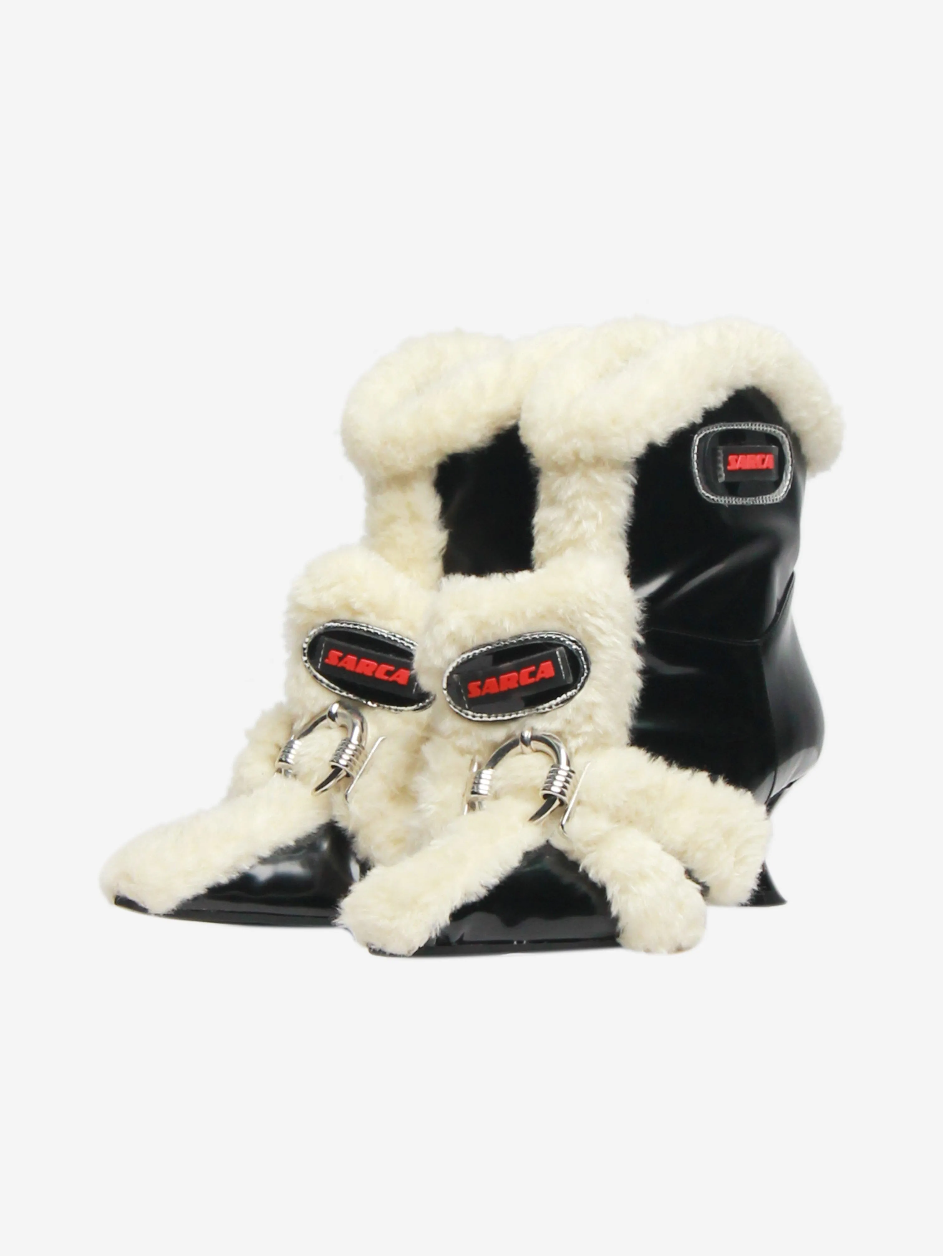 Black Teddy ankle boots - size EU 37