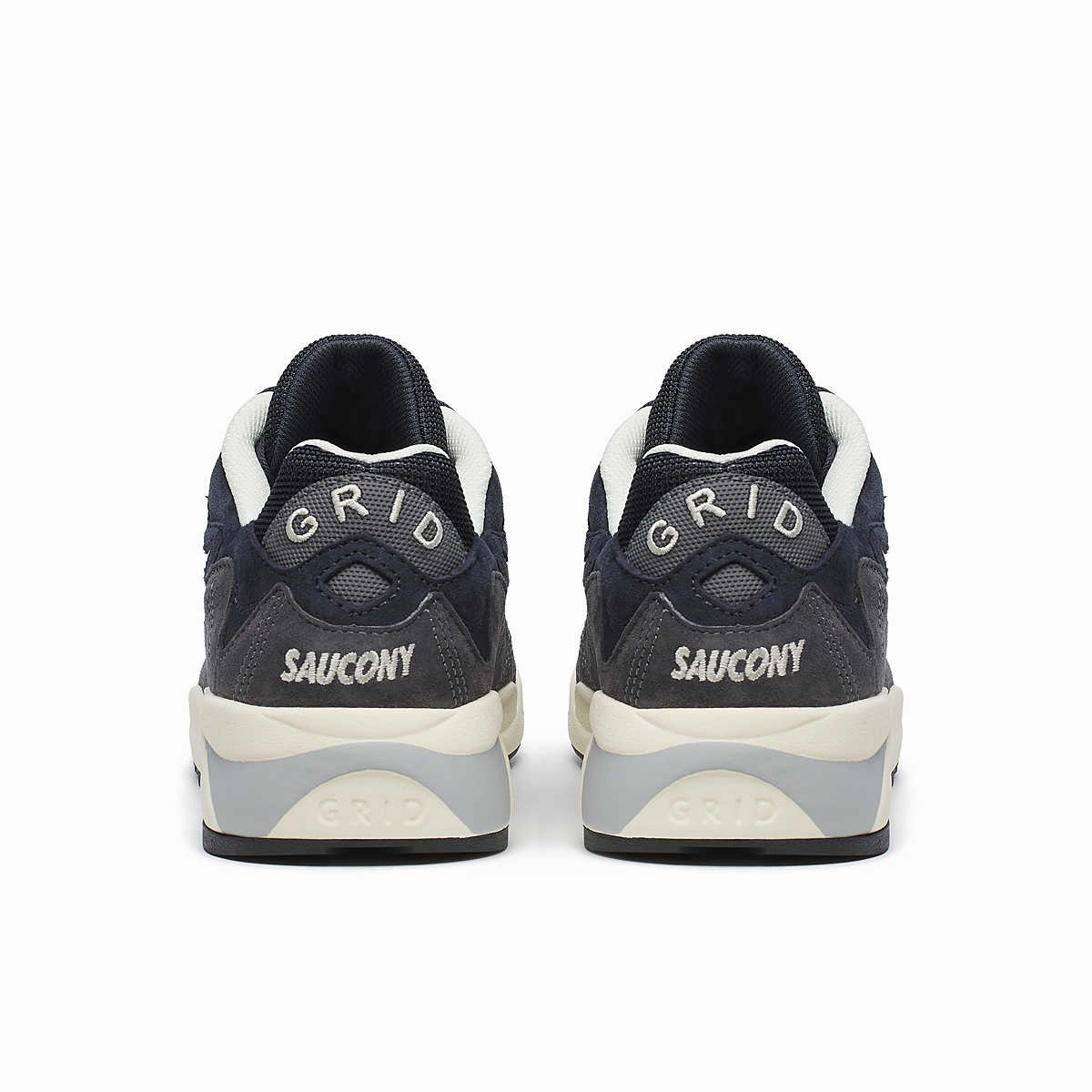 running with a dog shoes Saucony Grid Shadow 2 Essential 'Navy/Cream'