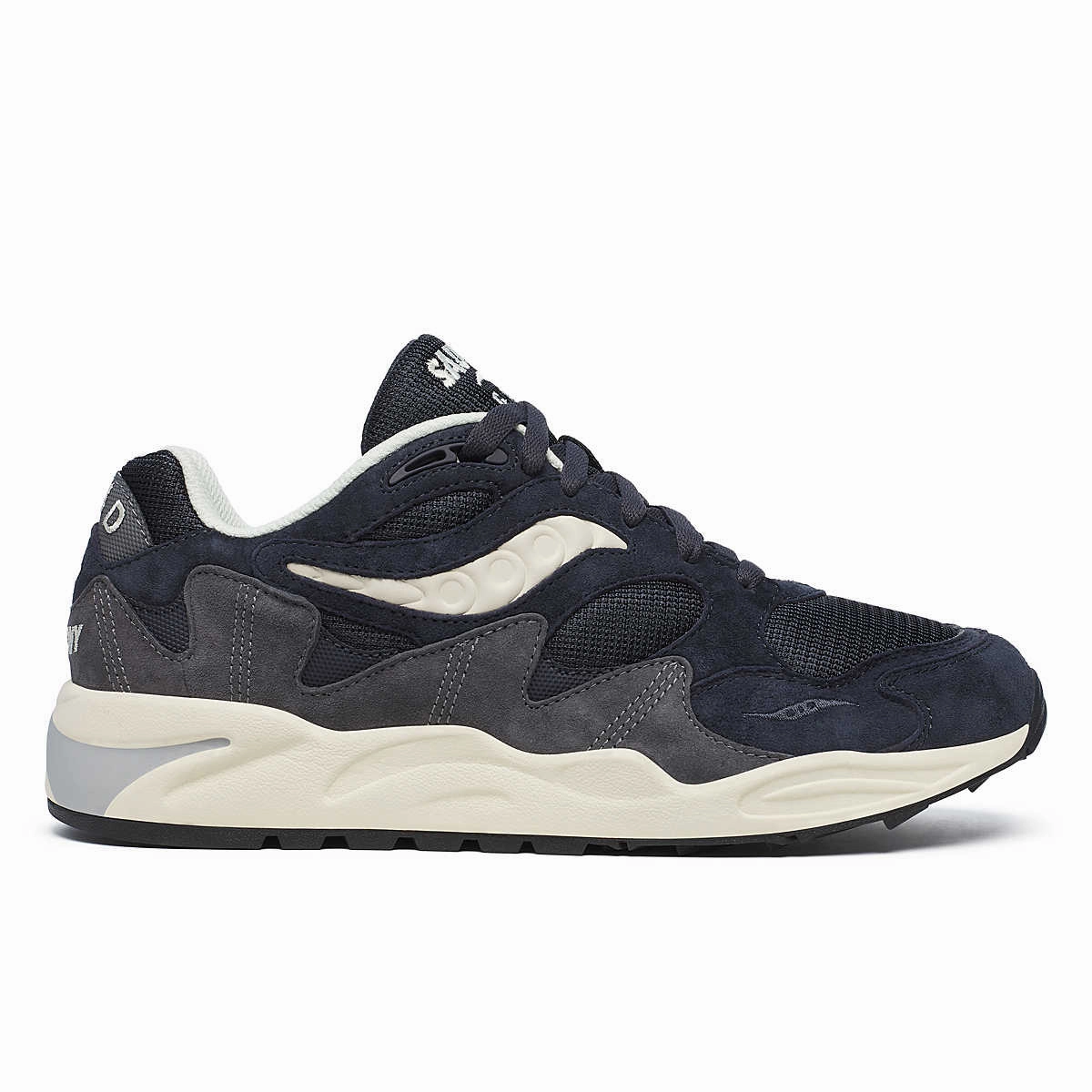 aerobic dancers' shoes Running Technology Saucony Grid Shadow 2 Essential 'Navy/Cream'