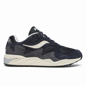 aerobic dancers' shoes Running Technology Saucony Grid Shadow 2 Essential 'Navy/Cream'