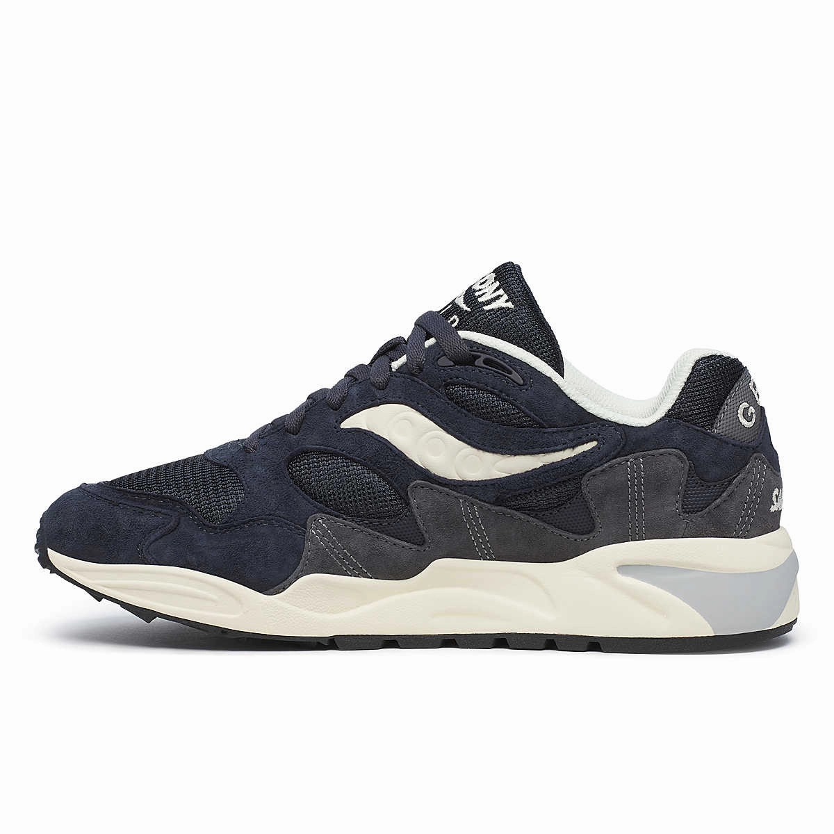Indoor Comfort Saucony Grid Shadow 2 Essential 'Navy/Cream'
